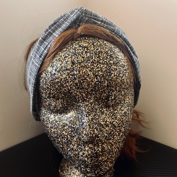 Crosshatch Pattern Turban Style Headband - Picture 4 of 7